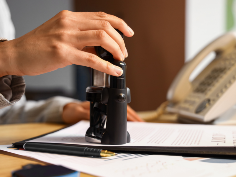 Blockchain-Secured Official Documentation Service